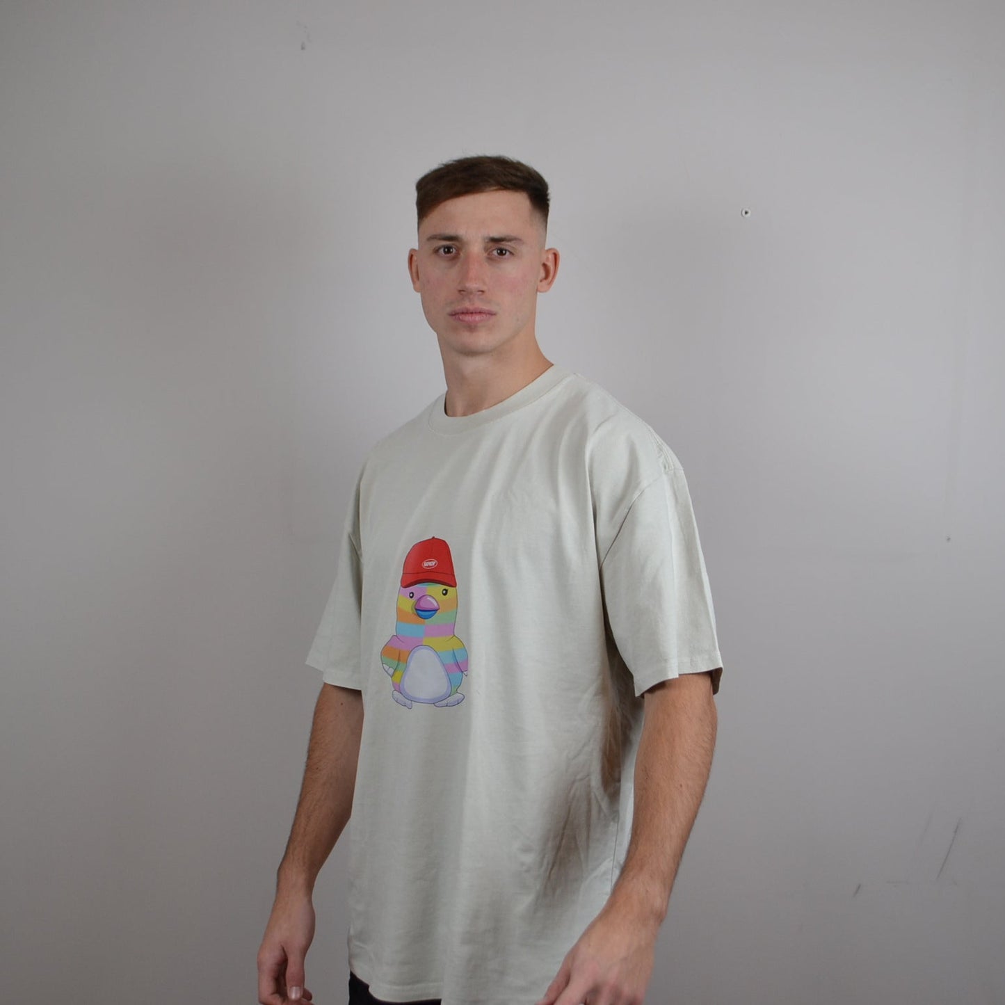 Big Pat in Cap Oversized Tee